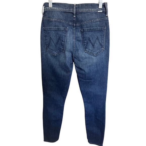Mother The Stunner Ankle Jeans In the Royal Treatment High Rise Skinny Size 26 - Picture 7 of 16